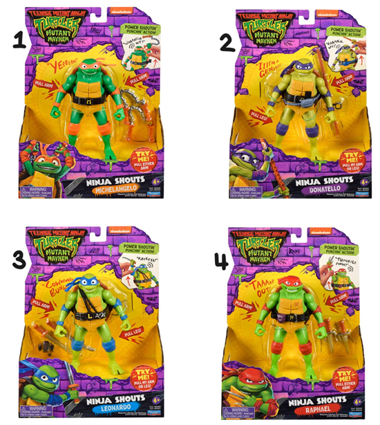 Turtles Movie Basic Speelfiguren assorti 4+ 