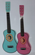 Houten Gitaar met 6 Snaren Groen circa 58cm 4+ 
