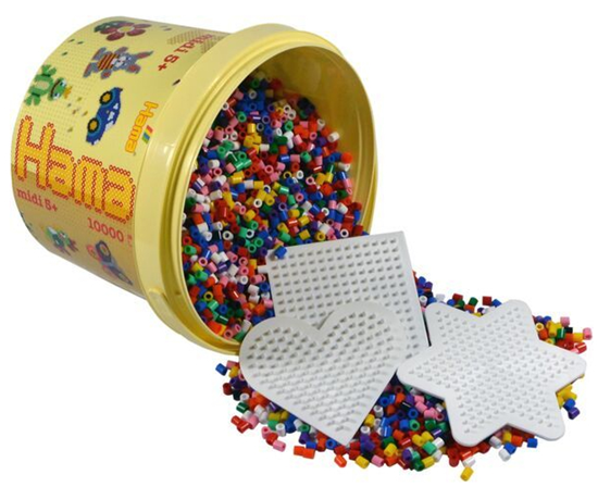 hama Special Kralen Emmer met Plankjes circa 10,0000kralen  