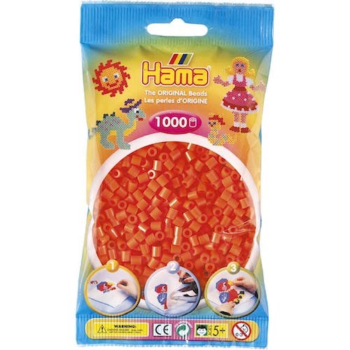 hama Circa 1000 Strijkkralen Oranje 