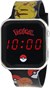 LED Watch Pokémon Kinderhorloge Met LED Display Voor Datum en Tijd Zwart