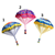Djeco Flying Heroes Gooi Parachutist ass.kleuren in Koker 