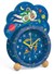 djeco Wekker Space Ruimtevaart blauw (1xAA)