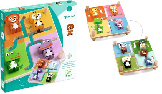 Djeco Spinamix Puzzel Speelbord 3+ 