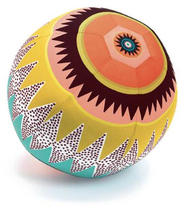 Djeco Graphic Opblaasbal met 4 Ballonnen 2+ 