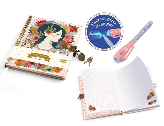 Djeco Secret Carnet Notebook met Magic Pen 8+ 