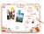 Djeco Magneeetbord 46x38x1cm Kat & Bloemen 