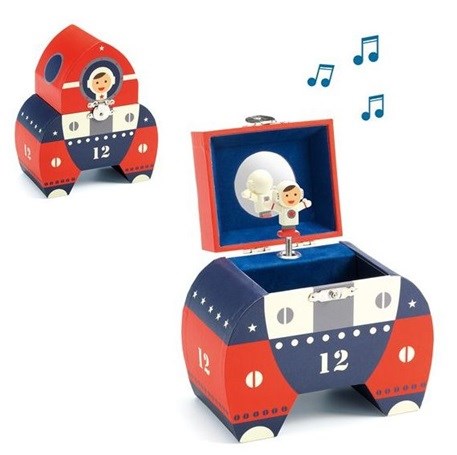 djeco POLO 12 Raket Muziekdoosje  