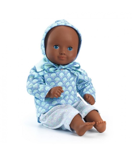 djeco Pomea Collection pop 32cm Baby Wasabi Bruin Soft Body 18mnd+