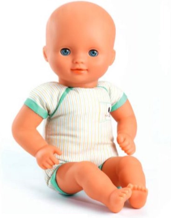 djeco Pomea Collection pop 32cm Baby Green Soft Body 18mnd+