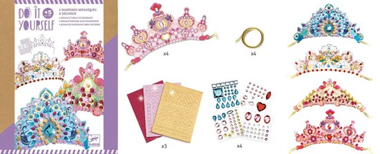 Djeco DIY Prinsessen Diadeem Kroontjes Maken 5+ 