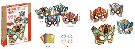 Djeco DIY Super Robots Maskers Maken 5+ 