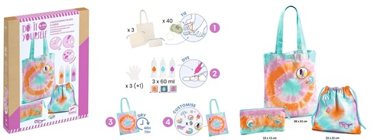 djeco Sunshine Verf je Tas, Zwemtas en Etui Knutselset 8+ 