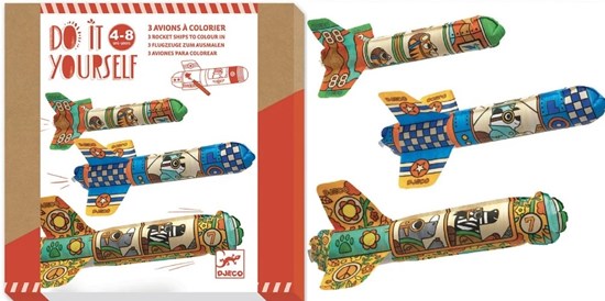 djeco Do It Yourself To the Sky Maak Je Eigen Raketten 4+ 