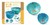 Djeco DIY In the Sea 2 Kartonschalen Maken 7+