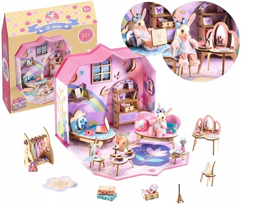 Djeco Mi-House Rosie Speelwereld om Zelf te Maken 8+ 