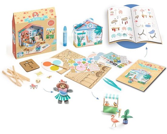 Djeco Mi-House Mia Speelwereld om Zelf te Maken 8+ 