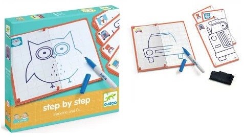 Djeco Step BY Step Leren Tekenen Symetrie and Co 4+ 