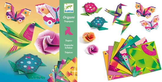 djeco Origami Tropical 24 velletjes 7+