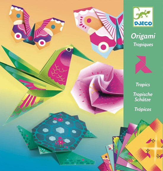 djeco ORIGAMI TROPICAL 24velletjes 7+    