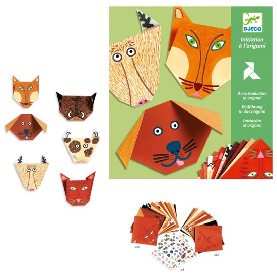 djeco de Eerste Beginselen van Origami Dieren 4+