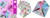 djeco Origami Geluksteller Bloemen 24blaadjes 6+