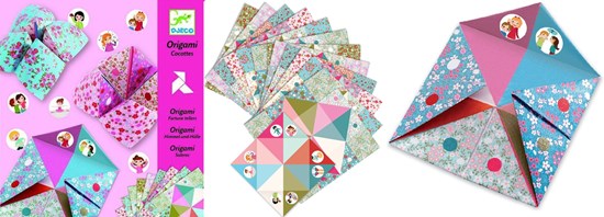 djeco Origami Geluksteller Bloemen 24blaadjes 6+