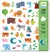 djeco Dieren Stickers papier 160stuks 4+ 