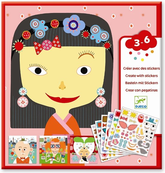 Djeco Creeëren met Allerlei Stickers 3+ 