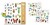 djeco Micro Kosmos Metallic stickers circa 160stuks 