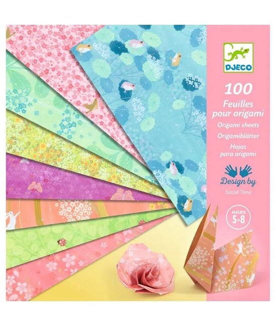 djeco Haru circa 100 Velletjes Origami Papier 5+