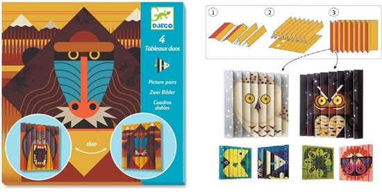 Djeco 4 ZigZag Wilde Dieren Schilderijen maken 7+