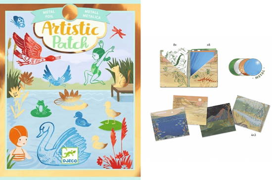 djeco ARTISTIC PATCH BIJ DE VIJVER 6+