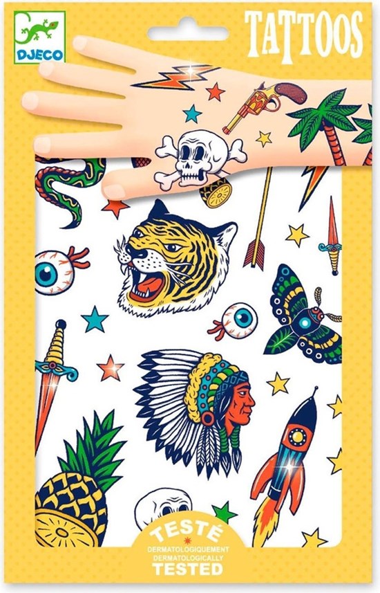 Djeco Bang Bang Tattoos MEER DAN 50stuks 3+