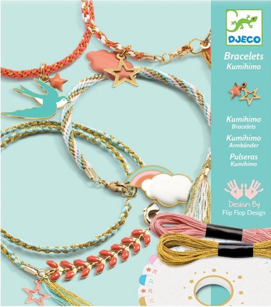 djeco Hemelse Kumihimo Armbandjes Maken 8+ 