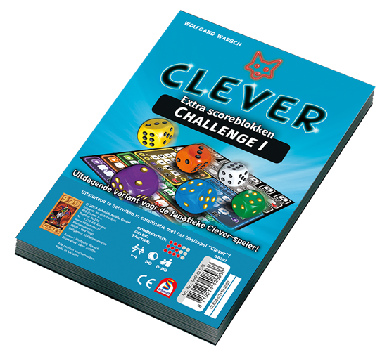 999games Clever Challenge 2 EXTRA scoreblokken 8+