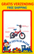 Marvel Spider Man 16" Fiets met Zijwielen 4-6 jaar  