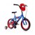 Spiderman Kinderfiets met Zijwielen 14" Blauw 