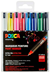 Posca Uni Stiften Standard Colors 0.7 mm Lijn 8stuks 