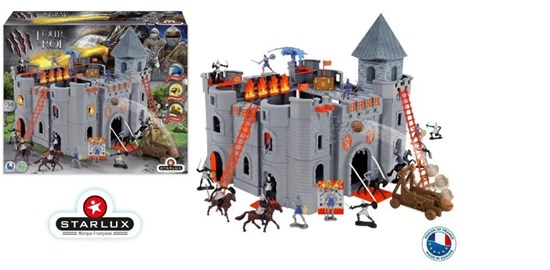 starlux Castle Knights Ridder Speelkasteel met Figuren 50dlg 