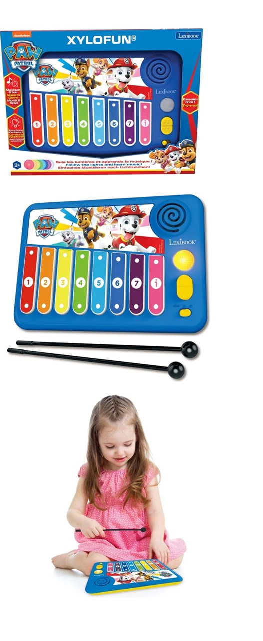lexibook Paw Patrol Xylofoon met Licht en Geluid 3+ 