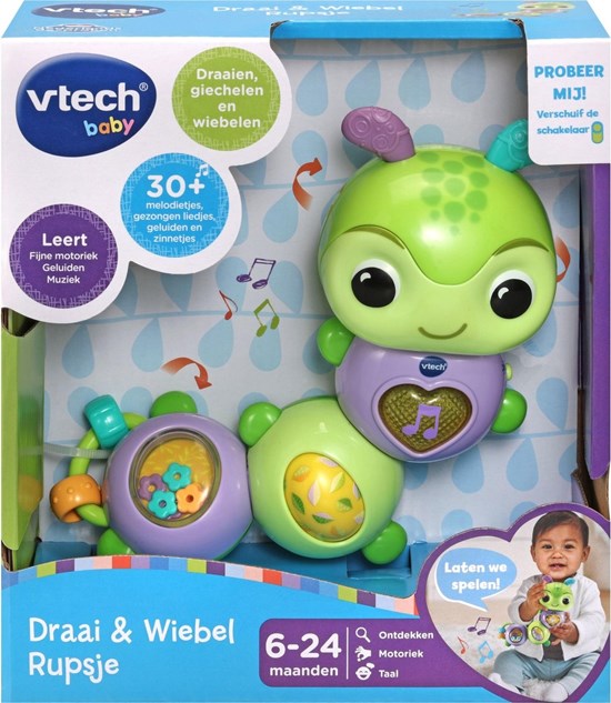 vtech Baby Draai & Wiebel Rupsje 6mnd+
