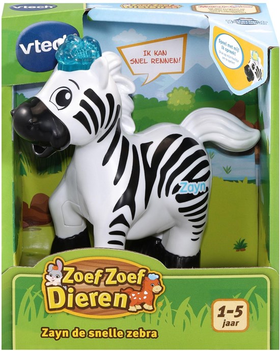 Vtech Zoef Zoef Dieren Zayn Zebra 1+ 