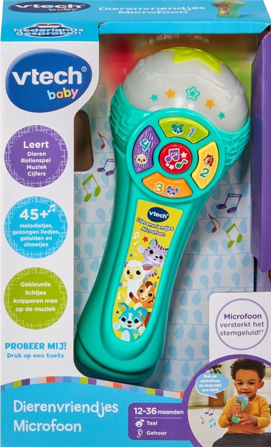 vtech Baby Dierenvriendjes Microfoon 12-36maanden 