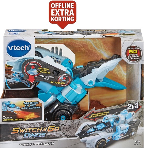 vtech Switch & Go Dino Tyson Pteranodo 4+ 