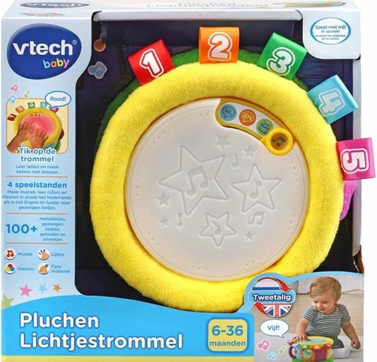 v-tech Baby Pluche Lichtjestrommel 6mnd+ 