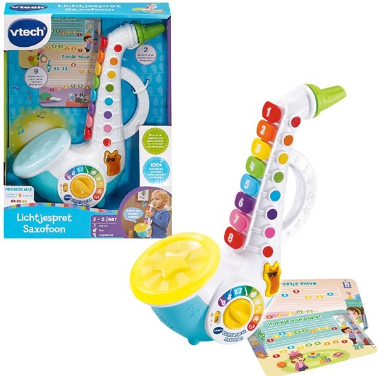 vtech Lichtjespret Saxofoon 2-5jaar 