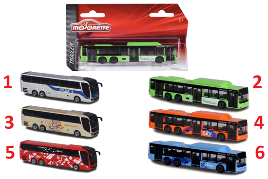 Majorette MAN City Bus serie assorti 3+ 