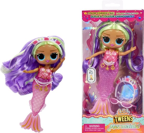 L.O.L. Surprise Tweens Mermaid pop Cleo Cove Color Change 4+