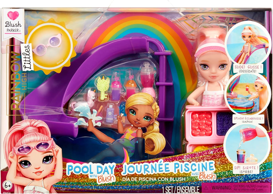mga Rainbow High Pool Day met Blush Parker 6+